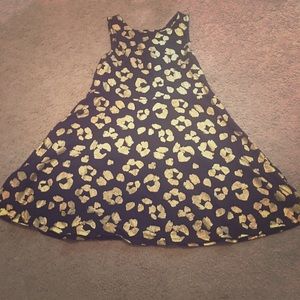 A cheetah print dress